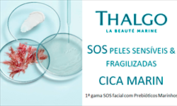 1ª gama SOS facial com Prebióticos Marinhos